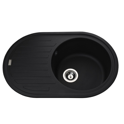 Гранитная мойка Globus Lux Ohara черный 770х500 9694900304195679 - 1