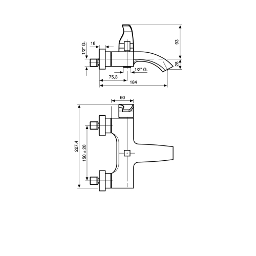 Змішувач для ванни EMMEVI NIAGARA CR74031 - 2