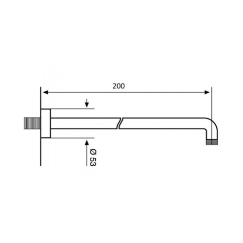 Кронштейн для душу Emmevi C00679 BR - 2