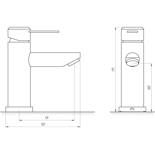 Смеситель для умывальника Globus Lux Wien SBT2-101 9694900304192321 - 000017538 - 2
