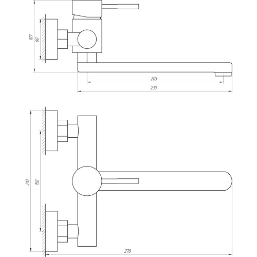 Змішувач для кухні Globus Lux Alpen SBT1-104 9694900304192314 - 000017530 - 2