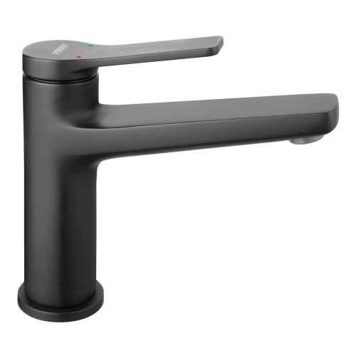 Змішувач для умивальника Ferro Stratos Black BSC2BL - 1