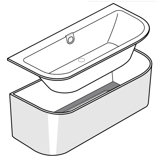 Ванна Villeroy&Boch Oberon 2.0 UBQ180OBR9CD00V-01 - 4