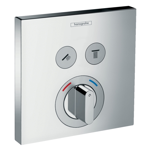 Змішувач для душу 2 споживачів Hansgrohe SHOWERSELECT 15768000 - 1