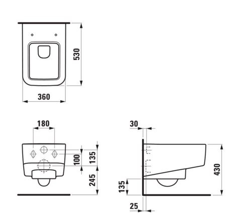 Підвісний унітаз Laufen Pro S Rimless H8209620000001 - 2