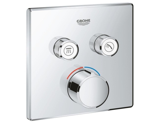 Смеситель для душа внешняя часть на 2 выхода Grohe SMARTCONTROL 29148000 - 1