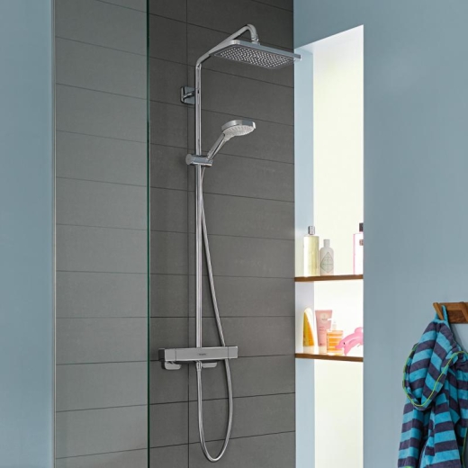 Душова система з термостатом Hansgrohe Croma E Showerpipe 280 1jet 27630000 - 3