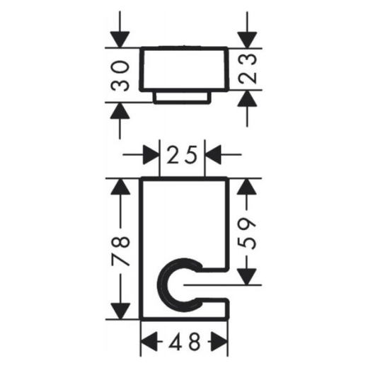 Тримач душу HANSGROHE PORTER E 28387340 - 2