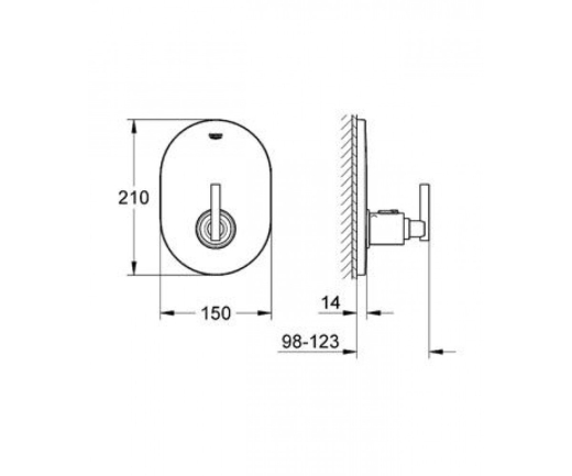Змішувач для душу Grohe Atrio 19396000 - 2