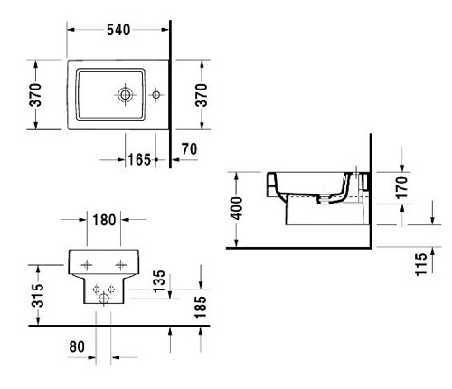 Биде подвесное Duravit Vero 2239150000 - 2