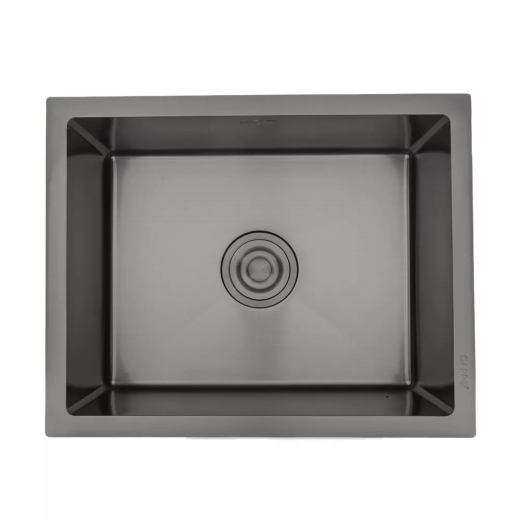 Кухонная мойка GAPPO GS5040-6 встроенная 500x400 мм, нержавеющая сталь, поверхность PVD - 1