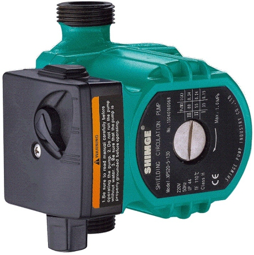 Насос циркуляційний SHIMGE XPS 25-4-130 Qmax=3м³+ штуцер 1/2"+ кабель зі штепсом - 1