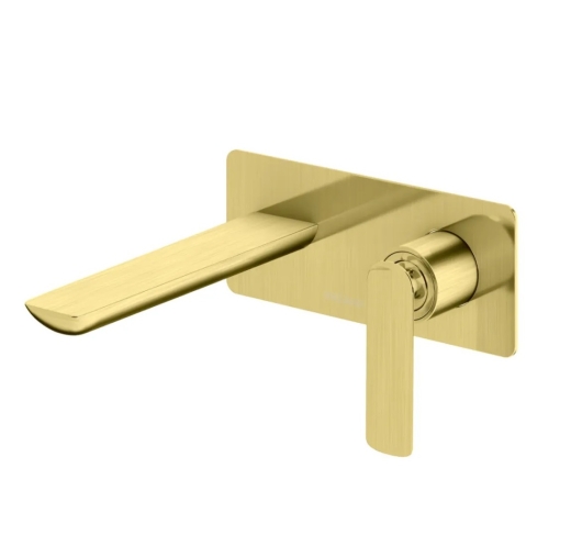 Смеситель скрытого монтажа для умывальника Kohlman Experience Brushed Gold (QW185EGDB) - 1