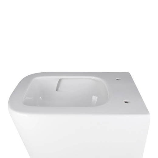 Унитаз подвесной Qtap Crow Ultra Quiet 490х360х290 мм с сиденьем Slim Duroplast (QT05335171W) - 4