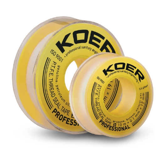 ФУМ лента для газа KOER STP-12 PRO 15M*0.2mm*19mm (KR2811) - 1