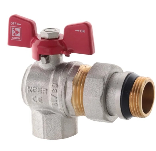 Кран з американкою 1/2 "антипротечка" (KOER KR.228-Gi) кутовий (KR0196) - 2
