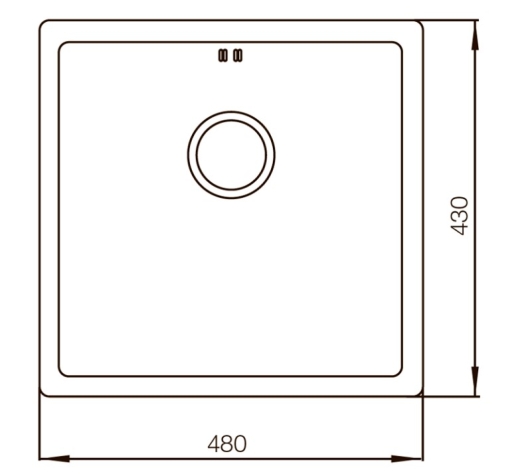 Мийка MIXXUS MX4843-220x1.0-PVD-BRONZE (MX0558) - 5