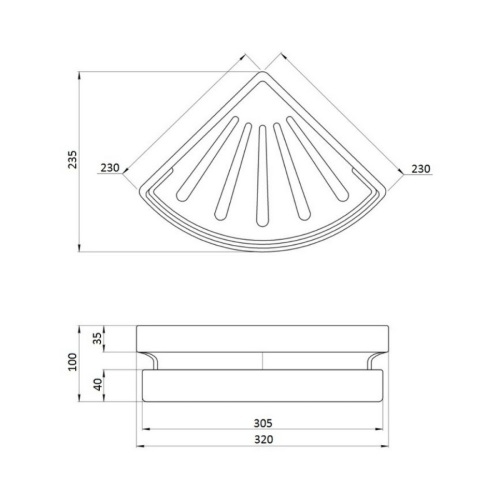 Полочка Qtap PL01 - 2