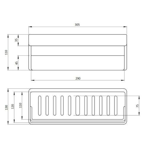 Полочка Qtap PL02 - 2