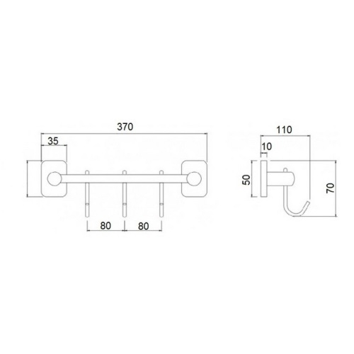 Крючок Qtap Liberty CRM 1154-3 - 2
