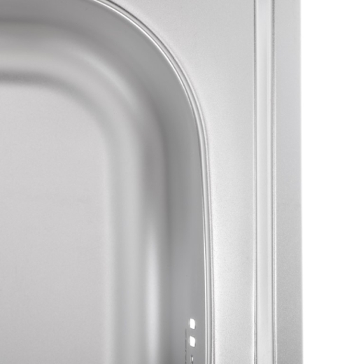 Кухонная мойка накладная ZERIX Z5050-04-160E (satin) (ZX1608) - 2