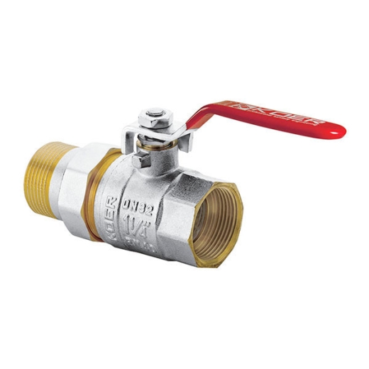 Кран з американкою 1-1/4" ручка важіль (KOER KR.229) (KR0150) - 2