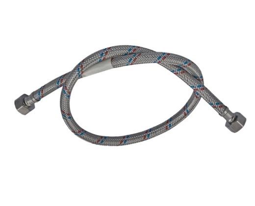 Гибкая подводка для смесителя (в нержавеющей оплетке) 1/2'' ГГ-060 см Zerix ZX1552 - 1