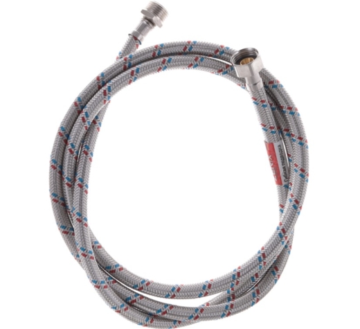 Гибкая подводка для смесителя (в нержавеющей оплетке) 1/2'' ГШ-180 см Zerix ZX1568 - 1