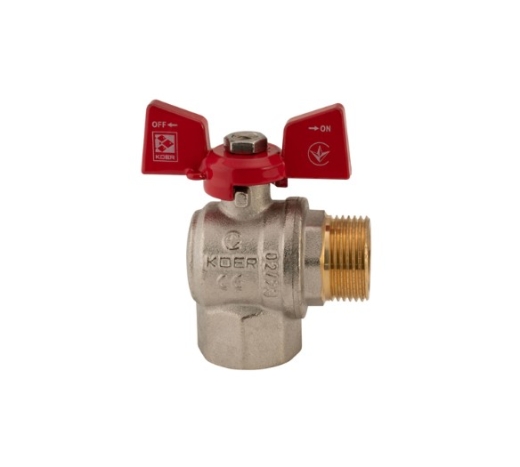 Кран шаровий KOER 3/4" ГШБ кутній (KR.208) (KR2806) - 2