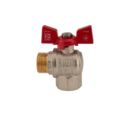 Кран шаровий KOER 3/4" ГШБ кутній (KR.208) (KR2806) - 3