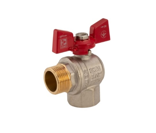 Кран шаровий KOER 3/4" ГШБ кутній (KR.208) (KR2806) - 4