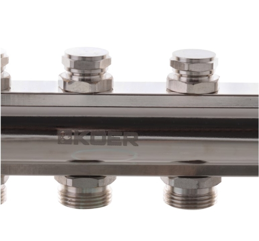 Коллекторный блок с термостатич. клапанами KOER KR.1100-04 1?x4 WAYS (KR2630) - 3