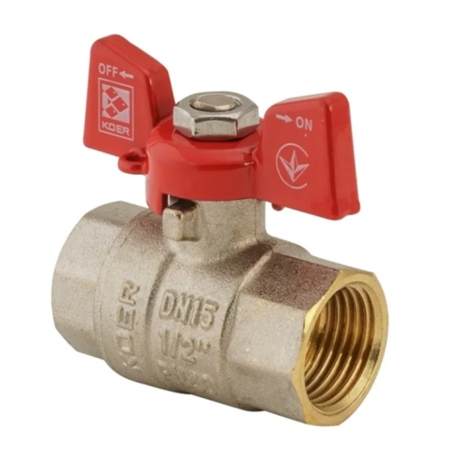 Кран кульовий KOER 1/2" ГГБ (KR.217) (KR0030) - 1