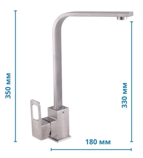 Змішувач для кухні MIXXUS FIT-011 (SS2819) - 2