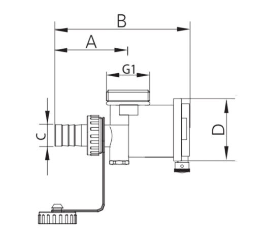 Конечный элемент коллектора 1" KOER KR.1036 (KR2844) - 3
