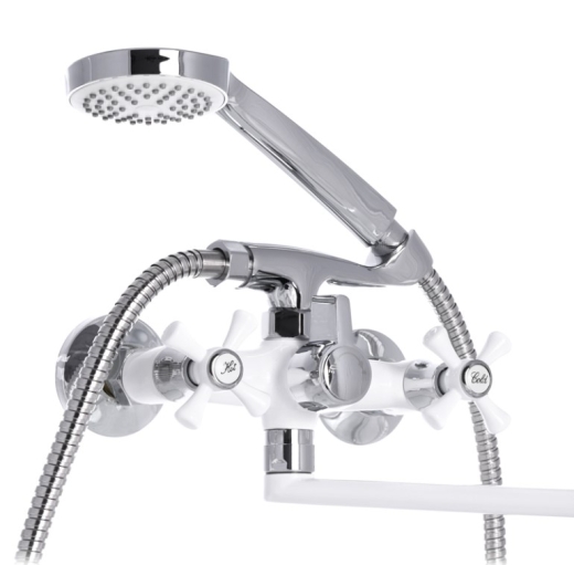 Змішувач для ванни MIXXUS OMEGA 140 WHITE (MI2768) - 2
