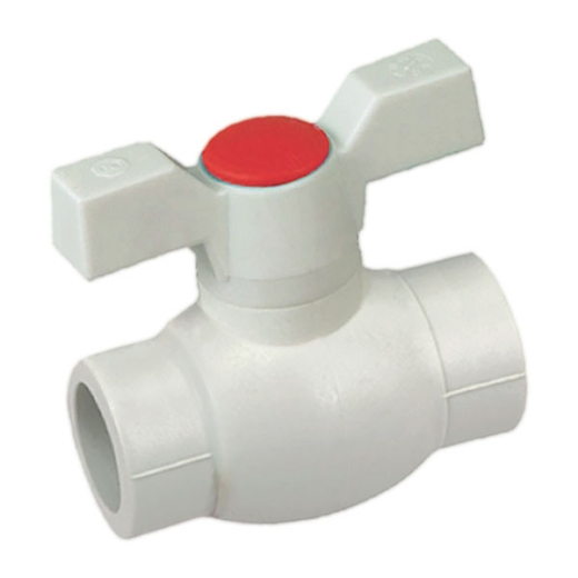 Кран шаровый PPR КШ KOER (бабочка) для горячей воды 25 (KOER K0182.PRO) (KP0235) - 1