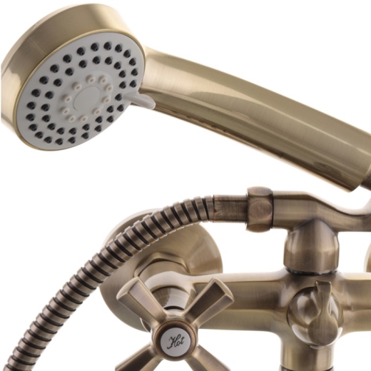 Смеситель для ванны MIXXUS PREMIUM RETRO BRONZE-142 (MI1652) - 3