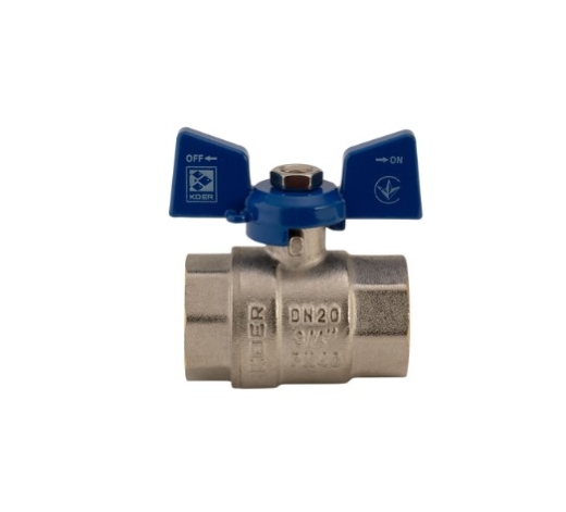 Кран кульовий KOER 3/4" ГГБ (KR.217.B) синій (KR2720) - 2