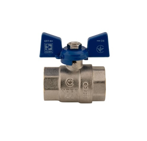Кран кульовий KOER 3/4" ГГБ (KR.217.B) синій (KR2720) - 3