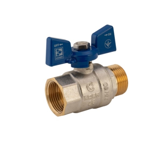 Кран кульовий KOER 3/4" ГШБ (KR.218.B) синій (KR2723) - 4