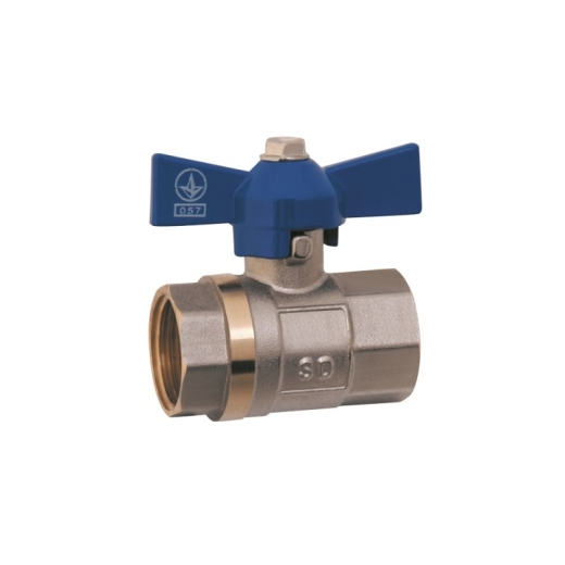 Кран шаровой SD Plus 3/4" ВР для воды (бабочка) - 1