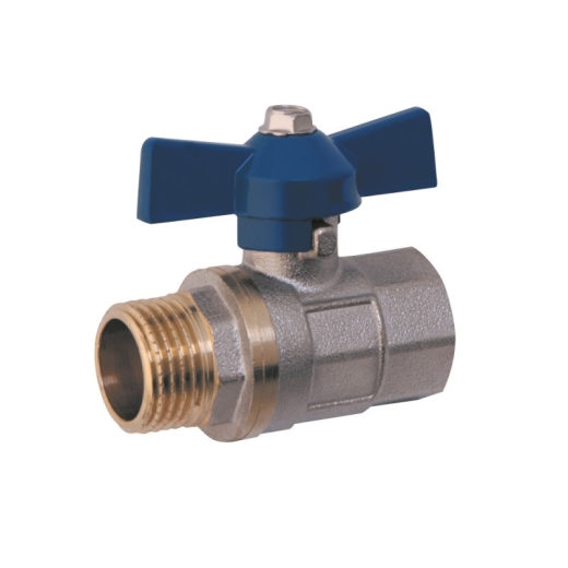 Кран шаровой SD Plus 3/4" ВН для воды (бабочка) - 1
