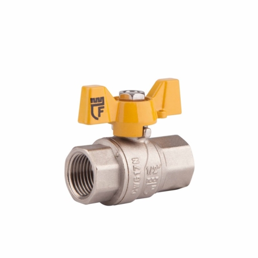 Кран кульовий SD Forte 3/4" ВР для газу (метелик) - 1
