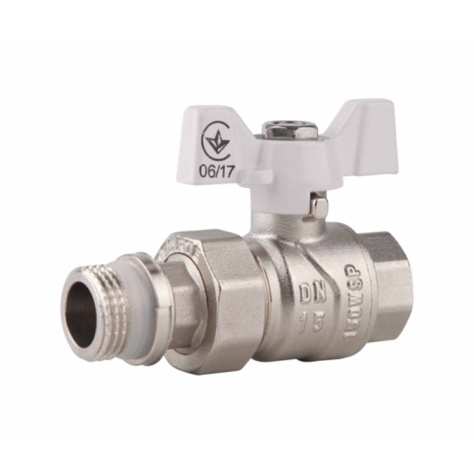 Кран шаровой "Американка" SD Forte 3/4" с антипротечкой прямой - 1