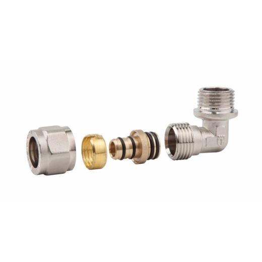 Кутник обтискний SD Forte 16х1/2" НР - 1