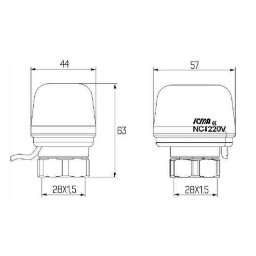 Сервопривод Icma NC №983 - 2