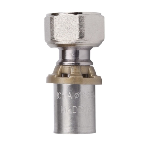 Перехідник прес Icma 16х1/2" ВР із накидою гайкою без конуса №416 - 1