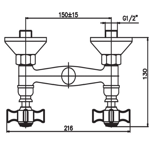 Змішувач для душу HAIBA ZEUS 003 HB0417 - 3