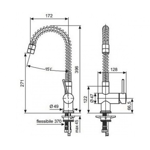 Смеситель для куxни Emmevi Piper CR45510 - 2